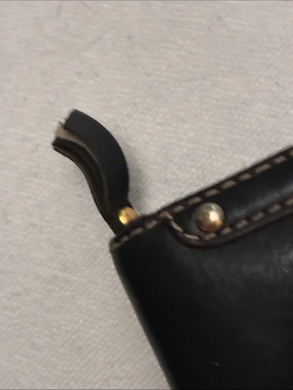 Michael Kors Black Leather Wallet with Gold Hardware